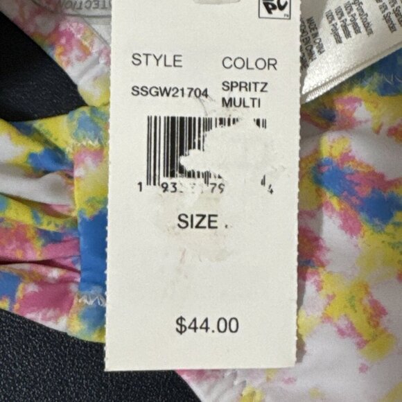 Jessica Simpson Women's M ide Shirred Hipster Bikini Bottom Multicolor NWT - Picture 11 of 15